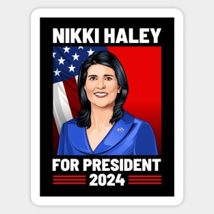 Nikki Haley 24 For President 2024 Sticker